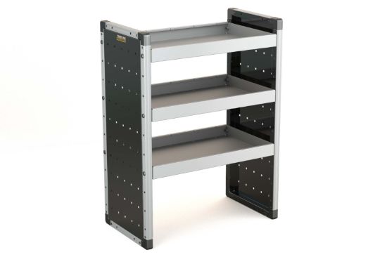 Van Guard Trade Van Racking Single Unit - 3 Straight Shelves - H1009mm x W750mm