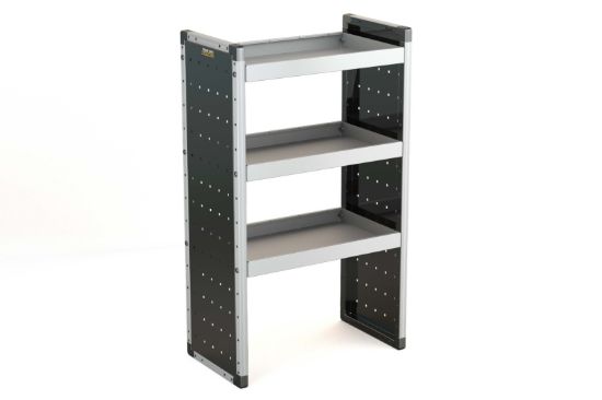 Van Guard Trade Van Racking Single Unit - 3 Straight Shelves - H1279mm x W750mm