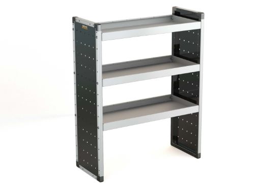 Van Guard Trade Van Racking Single Unit - 3 Straight Shelves - H1279mm x W1000mm