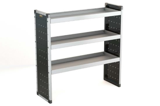 Van Guard Trade Van Racking Single Unit - 3 Straight Shelves - H1279mm x W1250mm