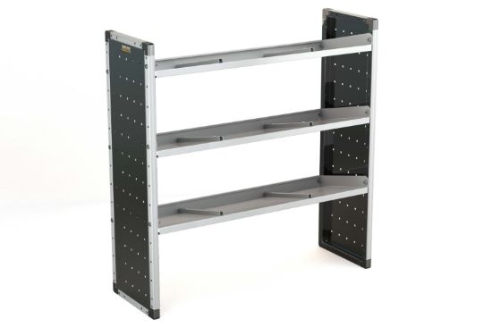 Van Guard Trade Van Racking Single Unit - 3 Angled Shelves - H1279mm x W1250mm