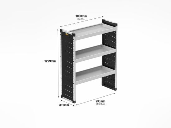 Picture of Van Guard Bronze Trade Van Racking Package - Nearside for Nissan Primastar 2022-Onwards | L1 | H2 | TVR-B-010-NS