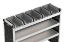 Picture of Van Guard Set of 5 Racking Bins with Rubber Matting for Trade Van Racking - Suits 1250mm Shelf (1183mm Internal Size) | TVR-COM-016