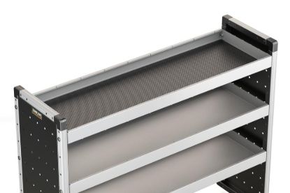 Picture of Van Guard Set of 5 Racking Bins with Rubber Matting for Trade Van Racking - Suits 1250mm Shelf (1183mm Internal Size) | TVR-COM-016