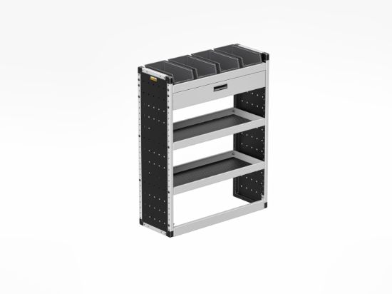 Picture of Van Guard Gold Trade Van Racking Package - Nearside for Vauxhall Vivaro 2014-2019 | L1 | H2 | TVR-G-010-NS