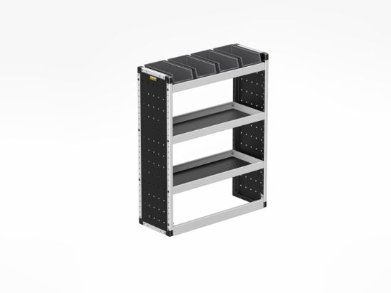 Picture of Van Guard Silver Trade Van Racking Package - Nearside for Nissan Primastar 2022-Onwards | L1 | H2 | TVR-S-010-NS