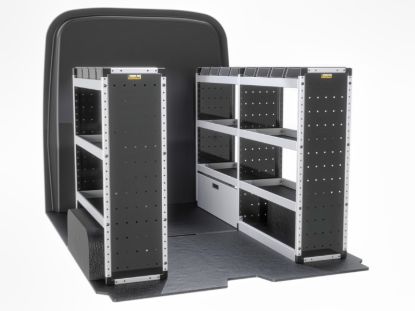 Van Guard Silver Trade Van Racking Package - Complete Kit for Renault Trafic 2014-Onwards | L1 | H2