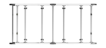 Picture of Van Guard ULTI Rack+ (Aluminium) - 6 Bar Roof Rack for Volkswagen T6 Transporter 2015-2024 | L1 | H1 | Twin Rear Doors | VGUR-205
