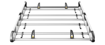 Picture of Van Guard ULTI Rack+ (Aluminium) - 6 Bar Roof Rack for Volkswagen T6 Transporter 2015-2024 | L1 | H1 | Tailgate | VGUR-206