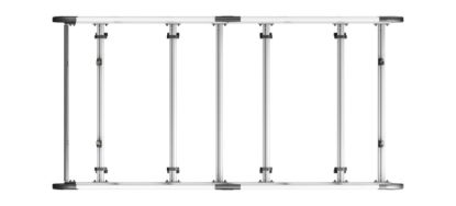 Picture of Van Guard ULTI Rack+ (Aluminium) - 6 Bar Roof Rack for Volkswagen T6 Transporter 2015-2024 | L1 | H1 | Tailgate | VGUR-206