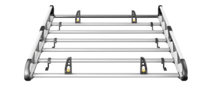 Picture of Van Guard ULTI Rack+ (Aluminium) - 6 Bar Roof Rack for Volkswagen T7 Transporter 2024-Onwards | L1 | H1 | Twin Rear Doors | VGUR-292
