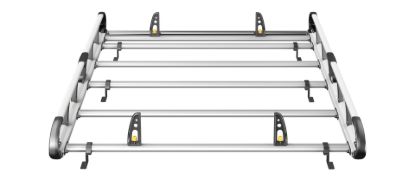 Picture of Van Guard ULTI Rack+ (Aluminium) - 6 Bar Roof Rack for Ford Transit Custom 2023-Onwards | L2 | H1 | Tailgate | VGUR-297