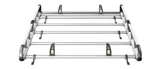 Picture of Van Guard ULTI Rack+ (Aluminium) - 6 Bar Roof Rack for Ford Transit Custom 2023-Onwards | L2 | H1 | Tailgate | VGUR-297