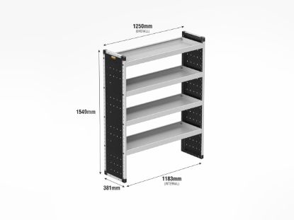 Picture of Van Guard Bronze Trade Van Racking Package - Nearside for Renault Master 2025-Onwards | L2 | H2 | TVR-B-006-NS