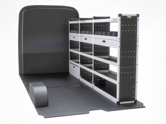 Picture of Van Guard Gold Trade Van Racking Package - Complete Kit for Renault Master 2025-Onwards | L3 | H2 | TVR-G-007