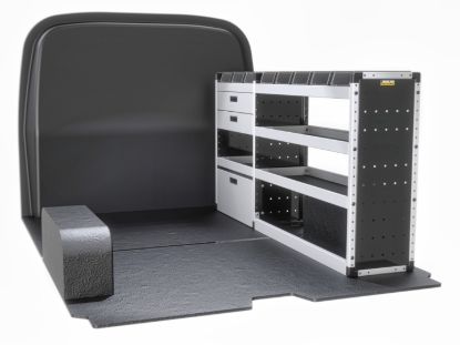 Van Guard Gold Trade Van Racking Package - Offside for Volkswagen T6 Transporter 2015-2024 | L1 | H1
