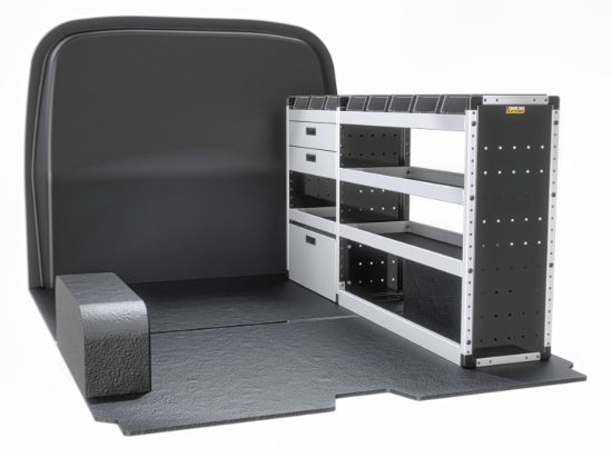 Van Guard Gold Trade Van Racking Package - Offside for Volkswagen T6 Transporter 2015-2024 | L1 | H1
