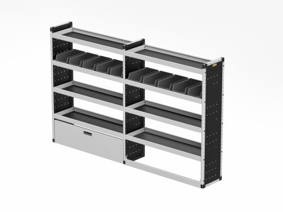 Picture of Van Guard Silver Trade Van Racking Package - Complete Kit for Renault Master 2025-Onwards | L2 | H2 | TVR-S-006