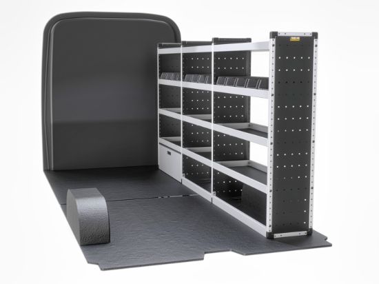 Van Guard Silver Trade Van Racking Package - Offside for Nissan Interstar 2025-Onwards | L3 | H2