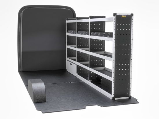 Picture of Van Guard Silver Trade Van Racking Package - Complete Kit for Renault Master 2025-Onwards | L3 | H2 | TVR-S-007
