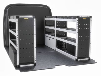Van Guard Silver Trade Van Racking Package - Complete Kit for Volkswagen T6 Transporter 2015-2024 | L2 | H1