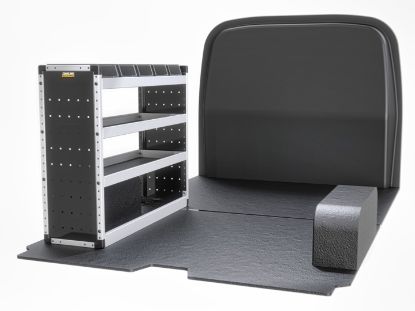 Picture of Van Guard Silver Trade Van Racking Package - Complete Kit for Volkswagen T6 Transporter 2015-2024 | L2 | H1 | TVR-S-009