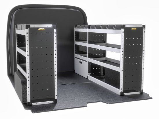 Van Guard Silver Trade Van Racking Package - Complete Kit for Volkswagen T6 Transporter 2015-2024 | L1 | H1