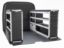 Picture of Van Guard Silver Trade Van Racking Package - Complete Kit for Volkswagen T6 Transporter 2015-2025 | L1 | H1 | TVR-S-017