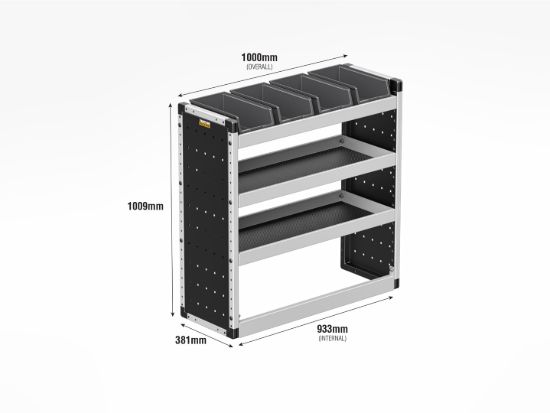 Picture of Van Guard Silver Trade Van Racking Package - Complete Kit for Volkswagen T6 Transporter 2015-2024 | L1 | H1 | TVR-S-017