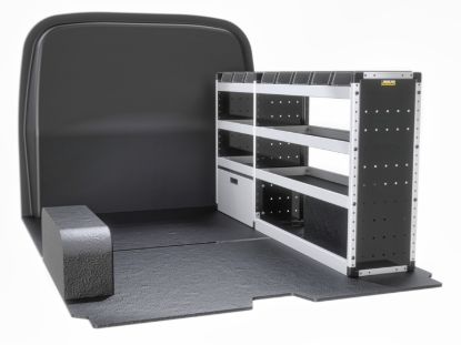 Picture of Van Guard Silver Trade Van Racking Package - Complete Kit for Volkswagen T6 Transporter 2015-2024 | L1 | H1 | TVR-S-017