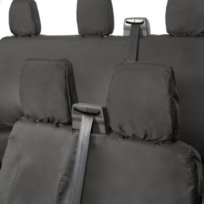 Picture of UK Custom Covers Ford Transit Custom (2013-2023) Tailored PU Front & Rear Seat Covers | SC102-131