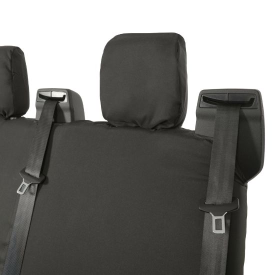 Picture of UK Custom Covers Ford Transit Custom (2013-2023) Tailored PU Rear Seat Covers | SC131