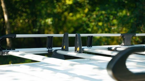 Picture of Van Guard ULTI Rack+ (Aluminium) - 7 Bar Roof Rack for Renault Master 2025-Onwards | L2 | H2 | Twin Rear Doors | VGUR-303