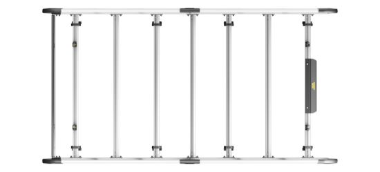 Picture of Van Guard ULTI Rack+ (Aluminium) - 7 Bar Roof Rack for Nissan Interstar 2025-Onwards | L2 | H2 | Twin Rear Doors | VGUR-303