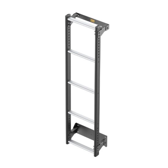 Picture of Van Guard ULTI Ladder with Bespoke Fitting Kit for Ford Transit Custom 2023-Onwards | L1, L2 | H1 | Twin Rear Doors | VGL5-09