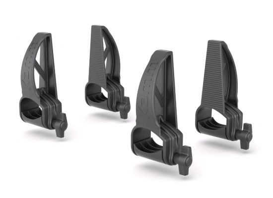 Picture of Rhino 4 KammBar Fleet Steel Roof Bars and 4 free load stops for Renault Master 2024-Onwards | L2 | H2 | Twin Rear Doors | QD4FL