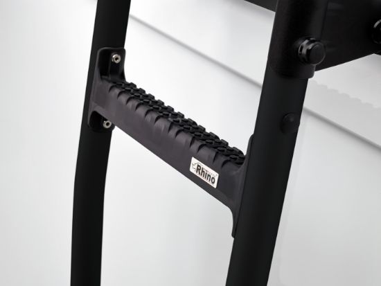Picture of Rhino VanLadder Black - Black Rear Door Ladder with fiiting kit for Renault Master 2024-Onwards | L2 | H2 | Twin Rear Doors | BL7-LK46