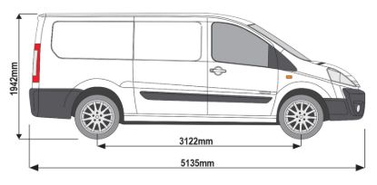 Picture of Rhino KammBar Roller for Fiat Scudo 2007-2016 | L2 | H1 | Tailgate | BR23