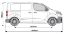 Picture of Rhino TowStep Yellow - With Connect+ *6 sensors - POST 2024 FACELIFT for Peugeot Expert 2016-Onwards | L1 | H1 | TS11YOEF
