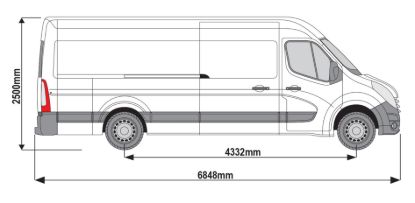 Picture of Rhino KammBar Roller for Vauxhall Movano 2010-2021 | L4 | H2 | Twin Rear Doors | BR25