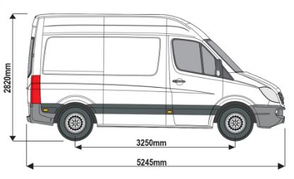 Picture of Rhino KammBar Roller for Volkswagen Crafter 2006-2017 | L1 | H2 | Twin Rear Doors | BR32