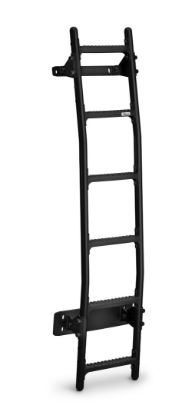 Picture of Rhino VanLadder Black - Black Rear Door Ladder with fiiting kit for Maxus eDeliver 7 2024-Onwards | L2 | H1 | Twin Rear Doors | BL6-LK45