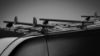 Picture of Rhino 4 KammBar Black Roof Bars and 4 free load stops for Volkswagen T6 Transporter 2015-2025 | L2 | H2 | T54BA
