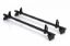 Picture of Rhino 2 KammBar Black Roof Bars and 4 free load stops for Nissan NV300 2016-Onwards | L1 | H1 | VA2BA