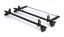 Picture of Rhino 2 KammBar Black Roof Bars with Roller Bundle for Toyota Proace 2016-2024 | L3 | H1 | Twin Rear Doors | JC2BA#BR25