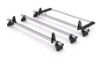 Picture of Rhino 3 KammBar Fleet Steel Roof Bars with Roller Bundle for Fiat Scudo 2022-Onwards | L2 | H1 | Twin Rear Doors | JC3FL#BR25