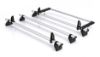 Picture of Rhino 3 Aluminium KammBar Pro Roof Bars with Roller Bundle for Fiat Talento 2016-2021 | L2 | H2 | Twin Rear Doors | MA3PR#BR25