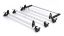 Picture of Rhino 3 Aluminium KammBar Pro Roof Bars with Roller Bundle for Renault Master 2010-2024 | L4 | H2 | Twin Rear Doors | QA3PR#BR25