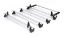 Rhino 4 Aluminium KammBar Pro Roof Bars with Roller Bundle for MAN TGE 2017-Onwards | L3 | H2 | Twin Rear Doors