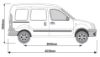 Picture of Van Guard 2 UltiBar+ Roof Bars with Roller Bundle for Nissan Kubistar 2003-2009 | L1 | H1 | Twin Rear Doors | VG131#VGR-23
